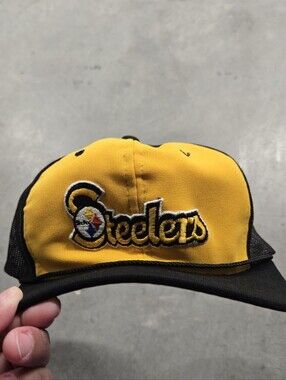 Pittsburgh Steelers Yellow and Black Trucker Hat